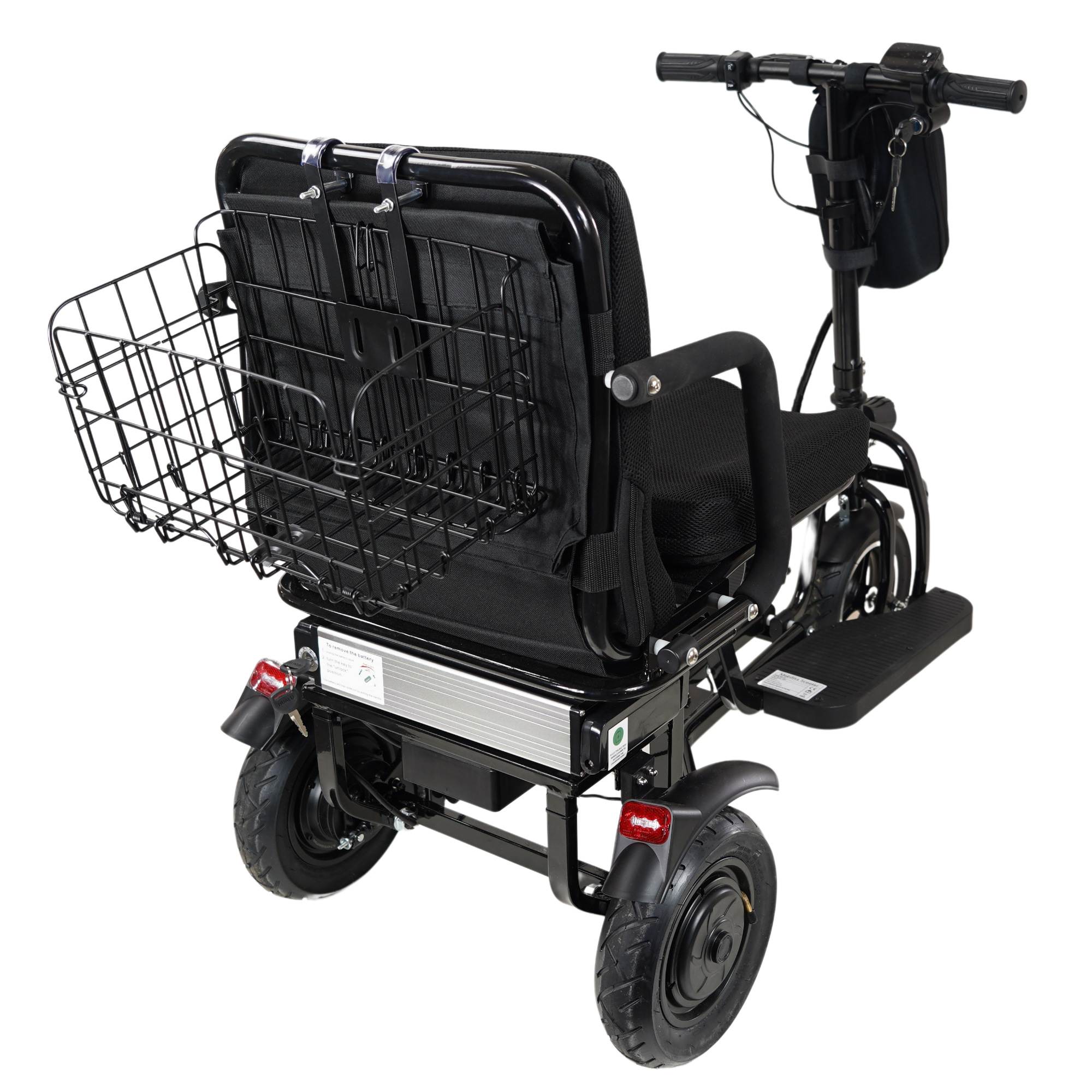Folding-electric-mobility-scooter-tricycle-for-seniors-Eroute-FOLD-5-Li-ion-4